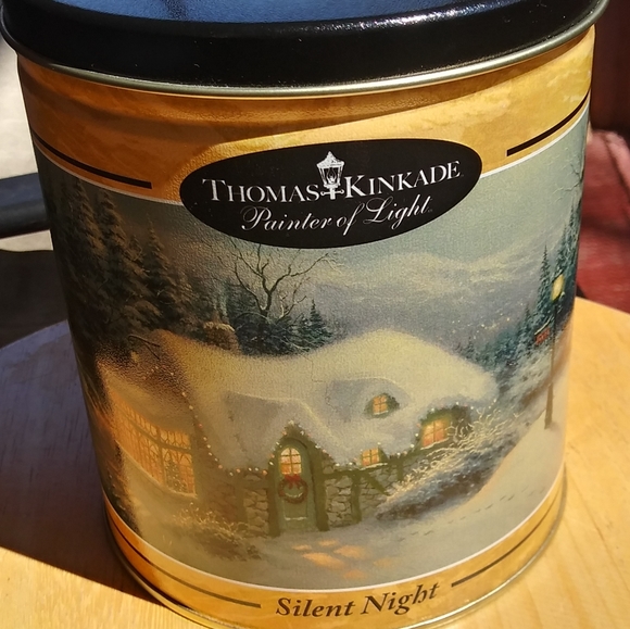 Thomas KINKADE "Silent Night" Tin - Picture 1 of 6